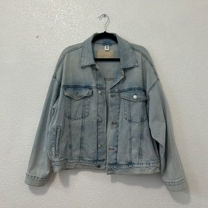 h&m • oversized denim jacket